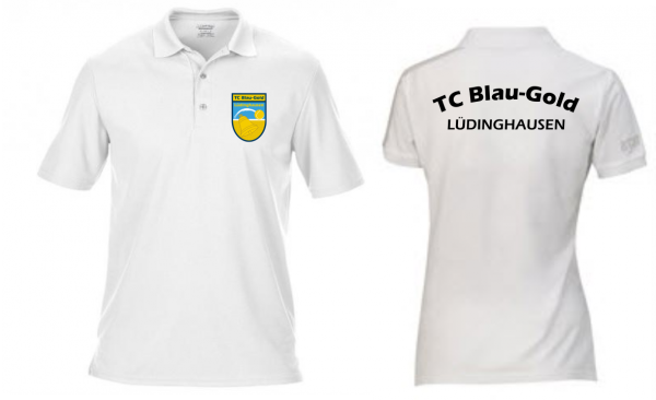 TCBG Poloshirt Herren weiß